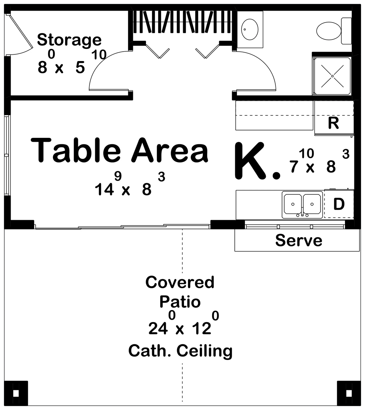 Bridges Bay House Plan - Archival Designs House Plans, floor plan