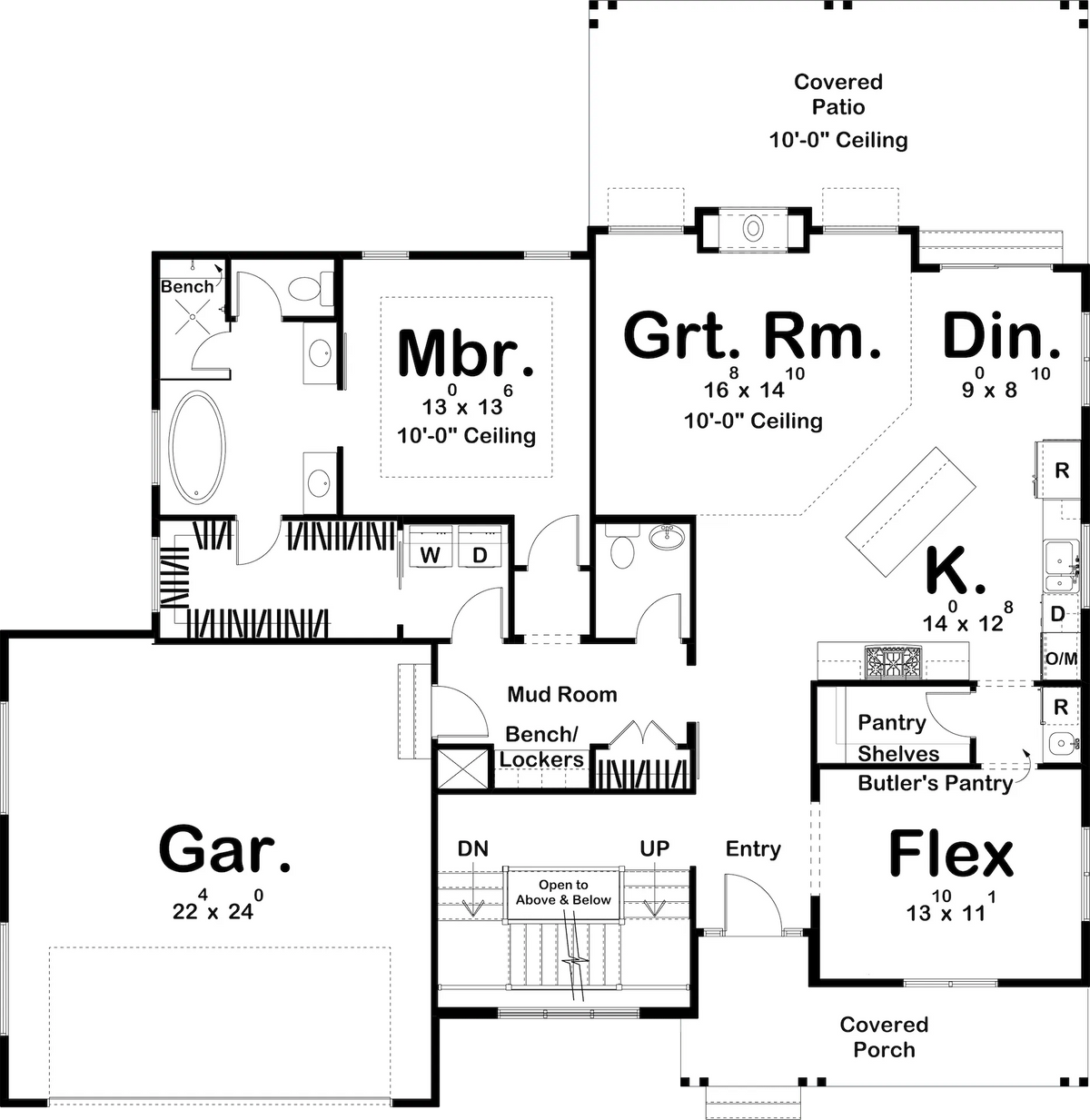 Cartwright House Plan - Archival Designs House Plans, floor plan