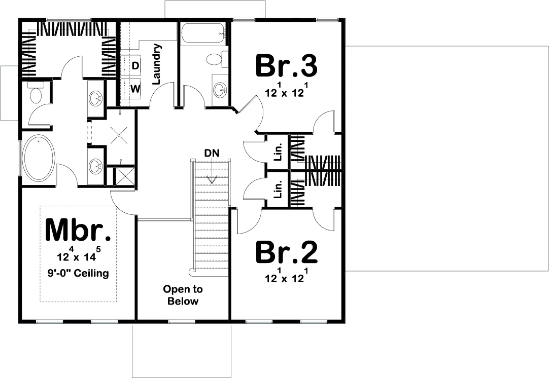 Charleston House Plan - Archival Designs House Plans, floor plan