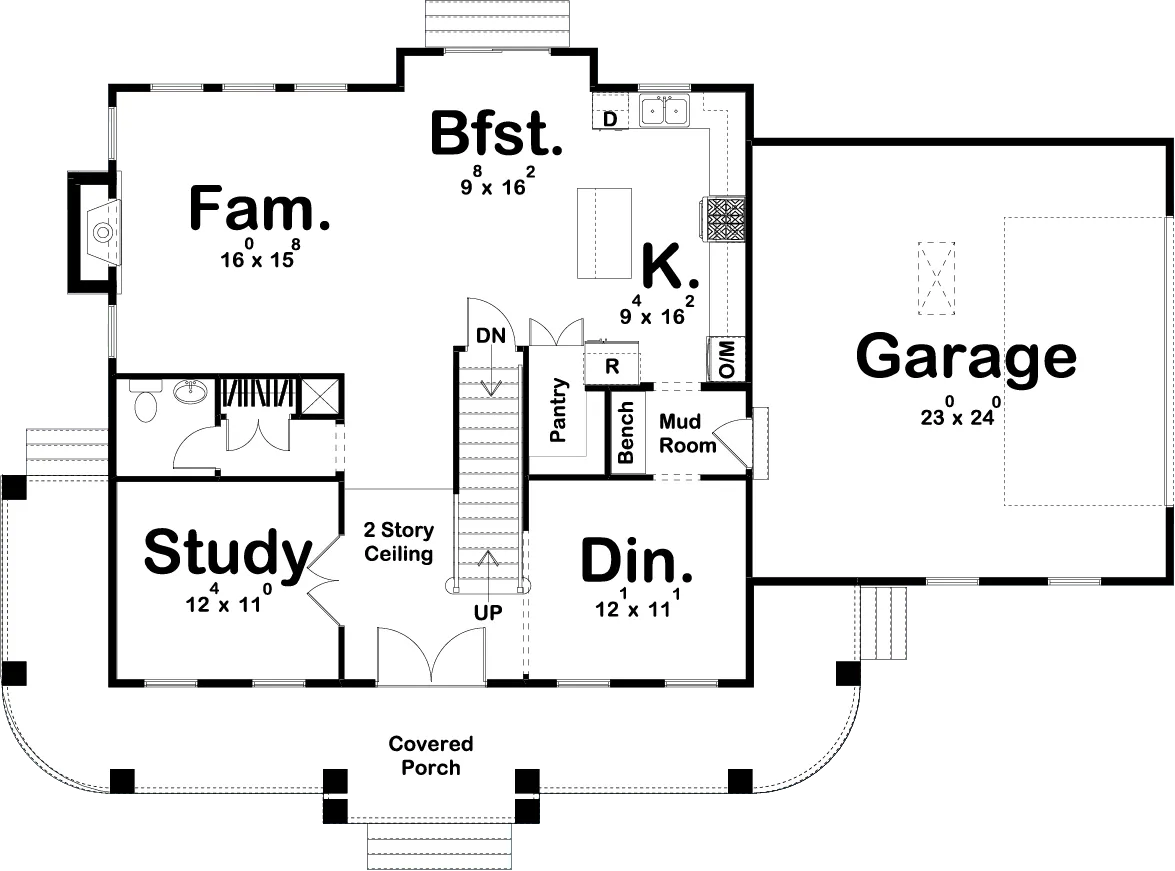 Charleston House Plan - Archival Designs House Plans, floor plan