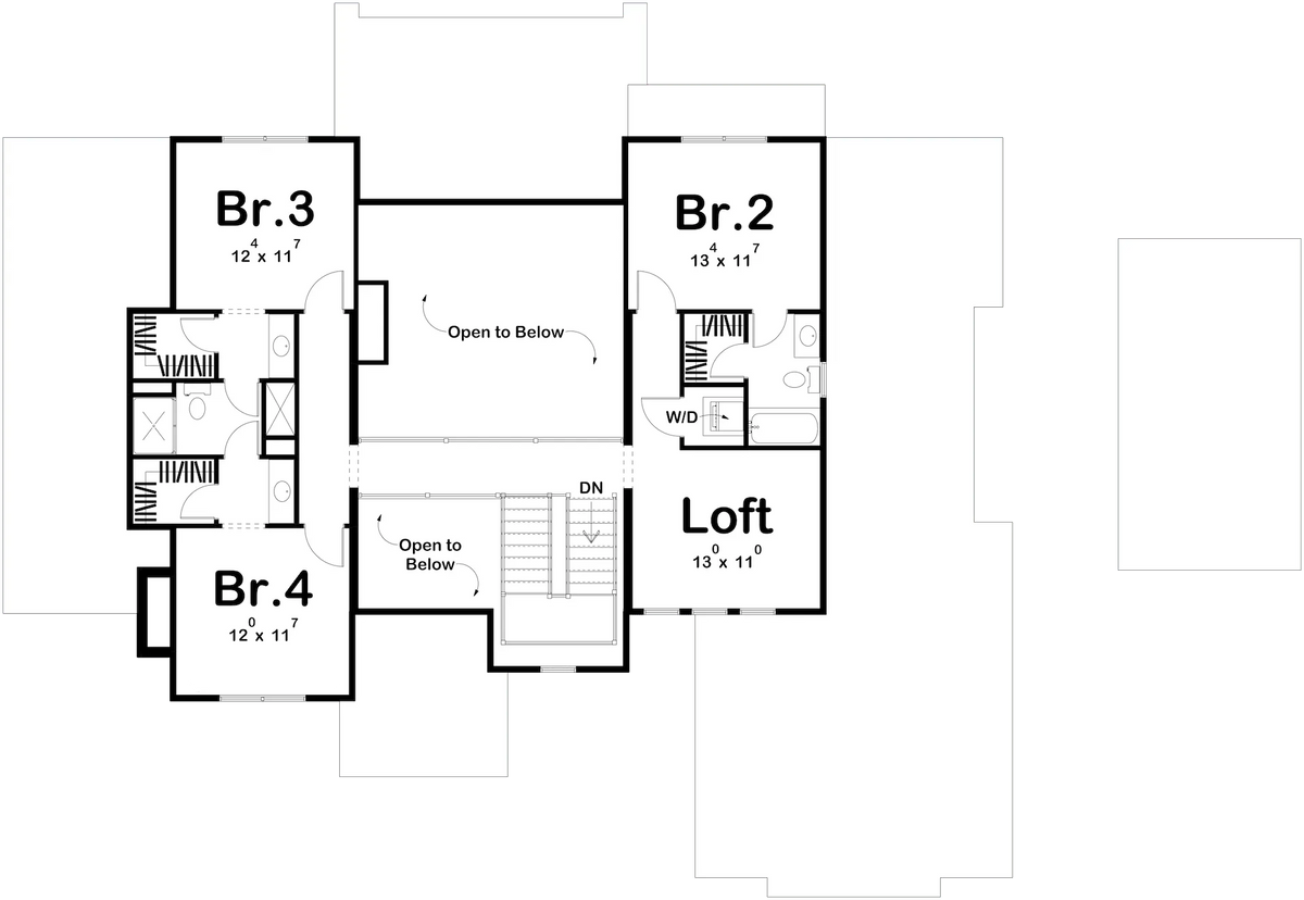 Cherrywood House Plan - Archival Designs House Plans, floor plan