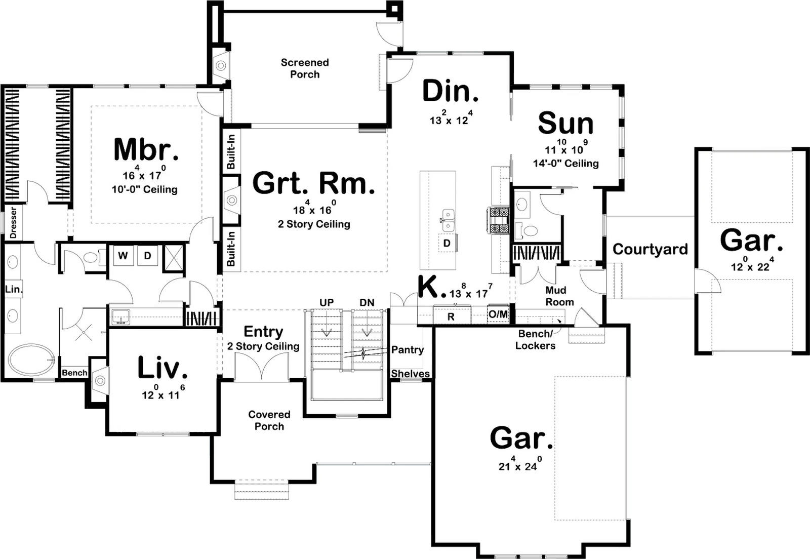 Cherrywood House Plan - Archival Designs House Plans