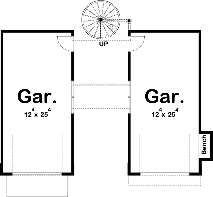 Cordell Garage Plan - Archival Designs House Plans