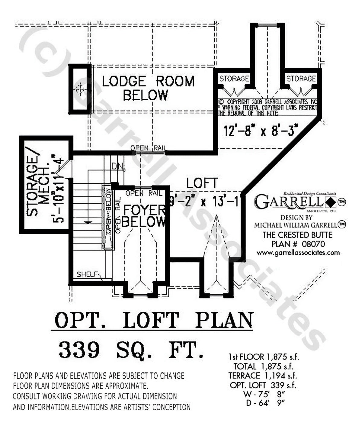 Crested Butte Archival Designs Floor Plan
