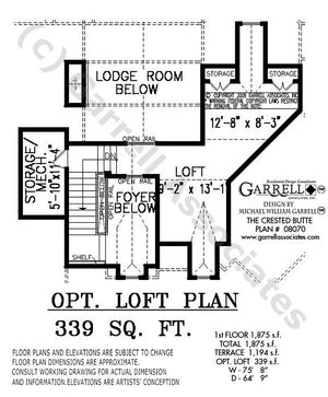 Crested Butte Archival Designs Floor Plan