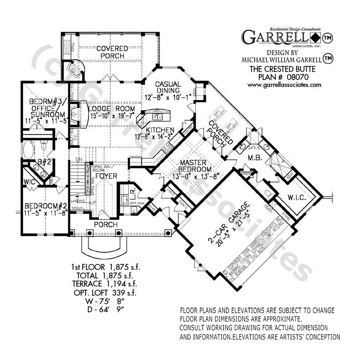 Crested Butte Archival Designs Floor Plan