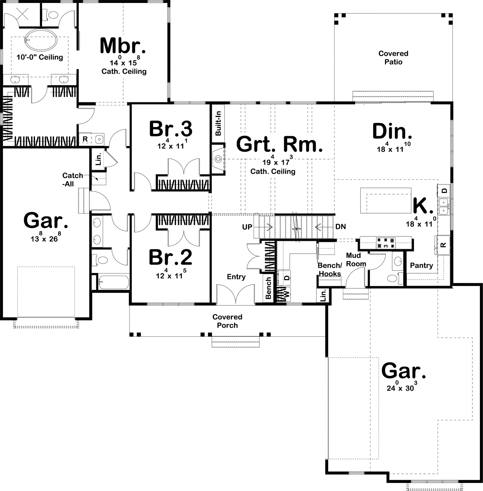 Cunningham House Plan - Archival Designs House Plans