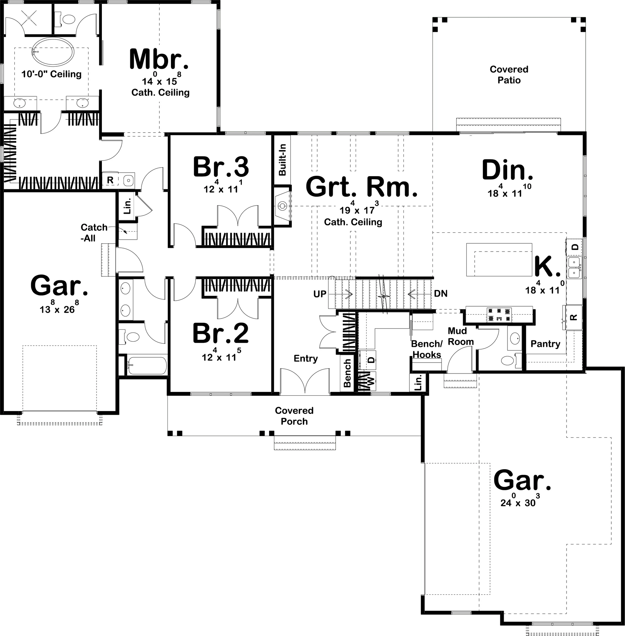 Cunningham House Plan - Archival Designs House Plans