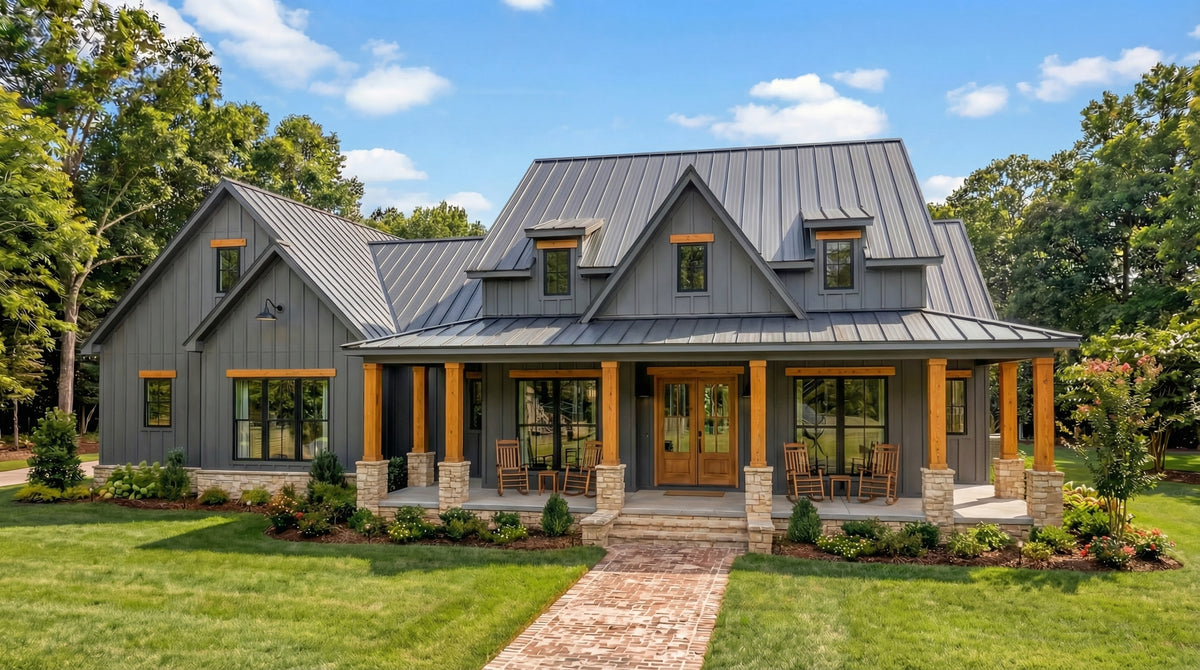 C8047-A Farmhouse House, 4 Bedrooms, 4.5 Bathrooms | Shadow Ridge Exterior-2