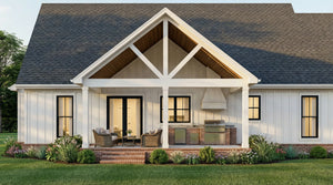 C7576-A Modern Farmhouse, 4 Bedrooms, 3 Bathrooms | Fawn Valley House Exterior-9