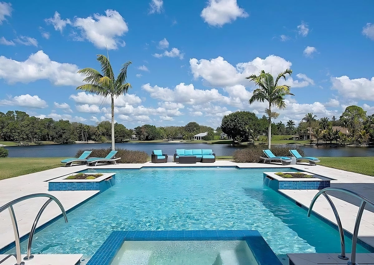 Grand 4-Bedroom Estate with Elevator, Outdoor Kitchen, and Vaulted Ceilings