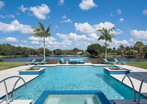 Grand 4-Bedroom Estate with Elevator, Outdoor Kitchen, and Vaulted Ceilings