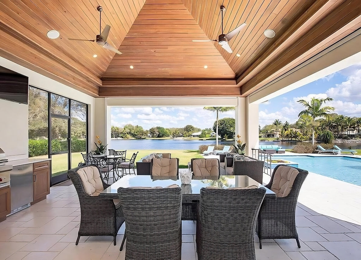 Grand 4-Bedroom Estate with Elevator, Outdoor Kitchen, and Vaulted Ceilings