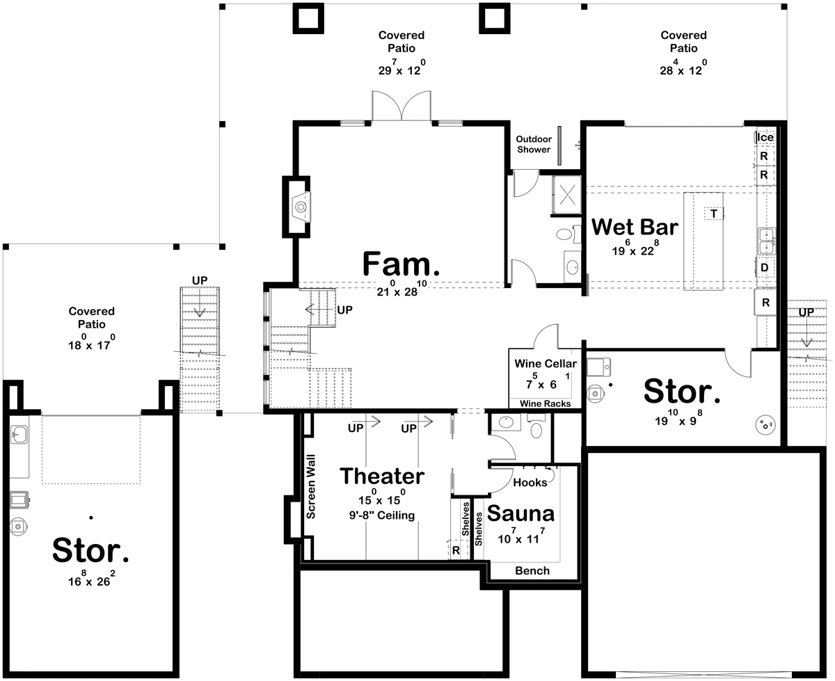 Elms House Plan - Archival Designs House Plans, floor plan