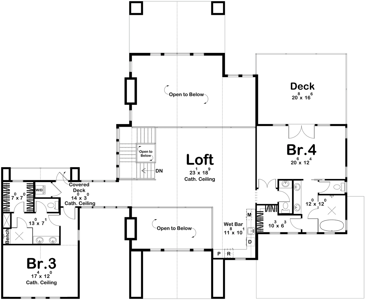 Elms House Plan - Archival Designs House Plans, floor plan