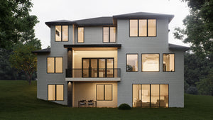AC8177-A Contemporary House, 5 Bedrooms, 5.5 Bathrooms | Alice Residence House Plan Exterior-4