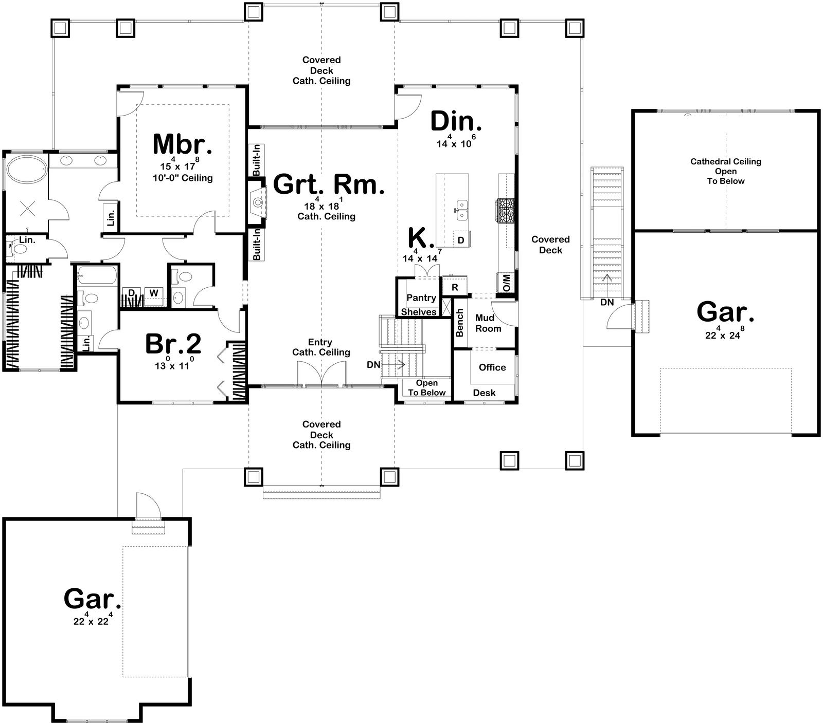 Flat Water House Plan - Archival Designs House Plans