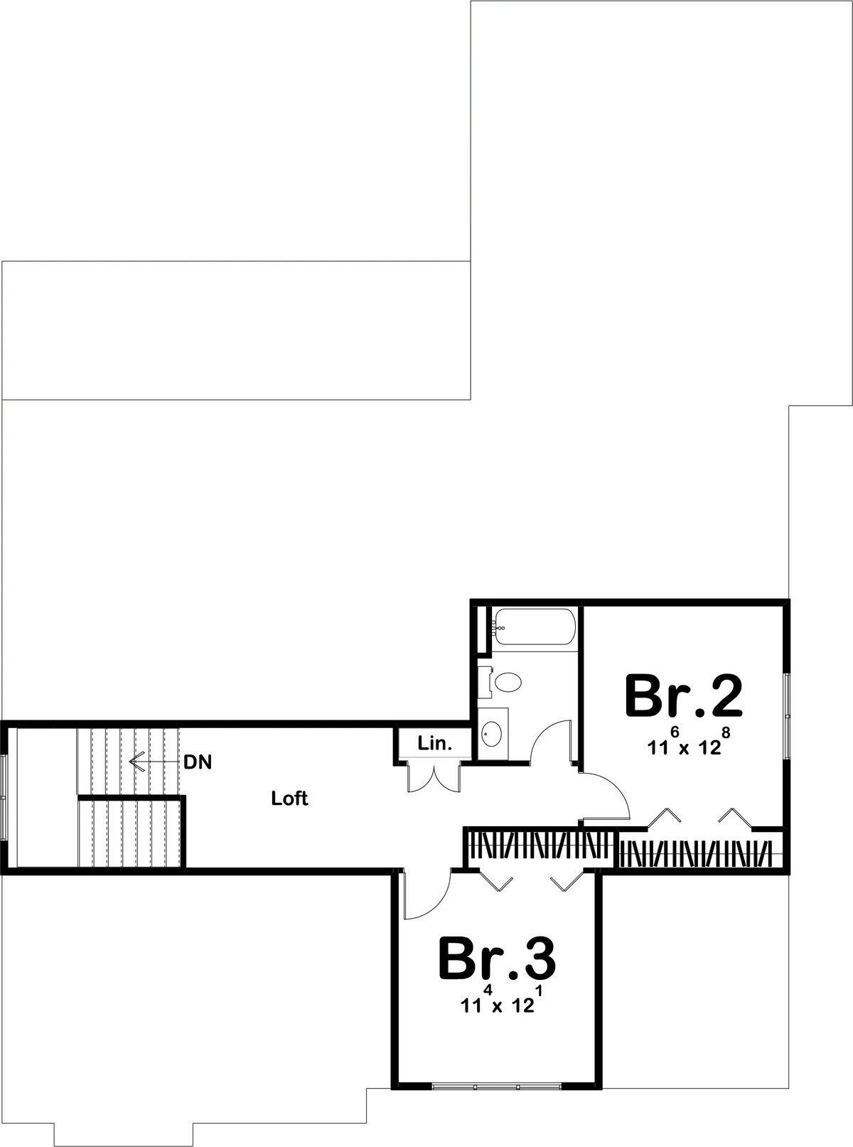 Fox Hills House Plan - Archival Designs House Plans, floor plan