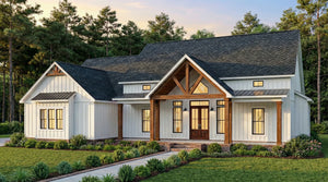 C7576-A Modern Farmhouse, 4 Bedrooms, 3 Bathrooms | Fawn Valley House Exterior-3