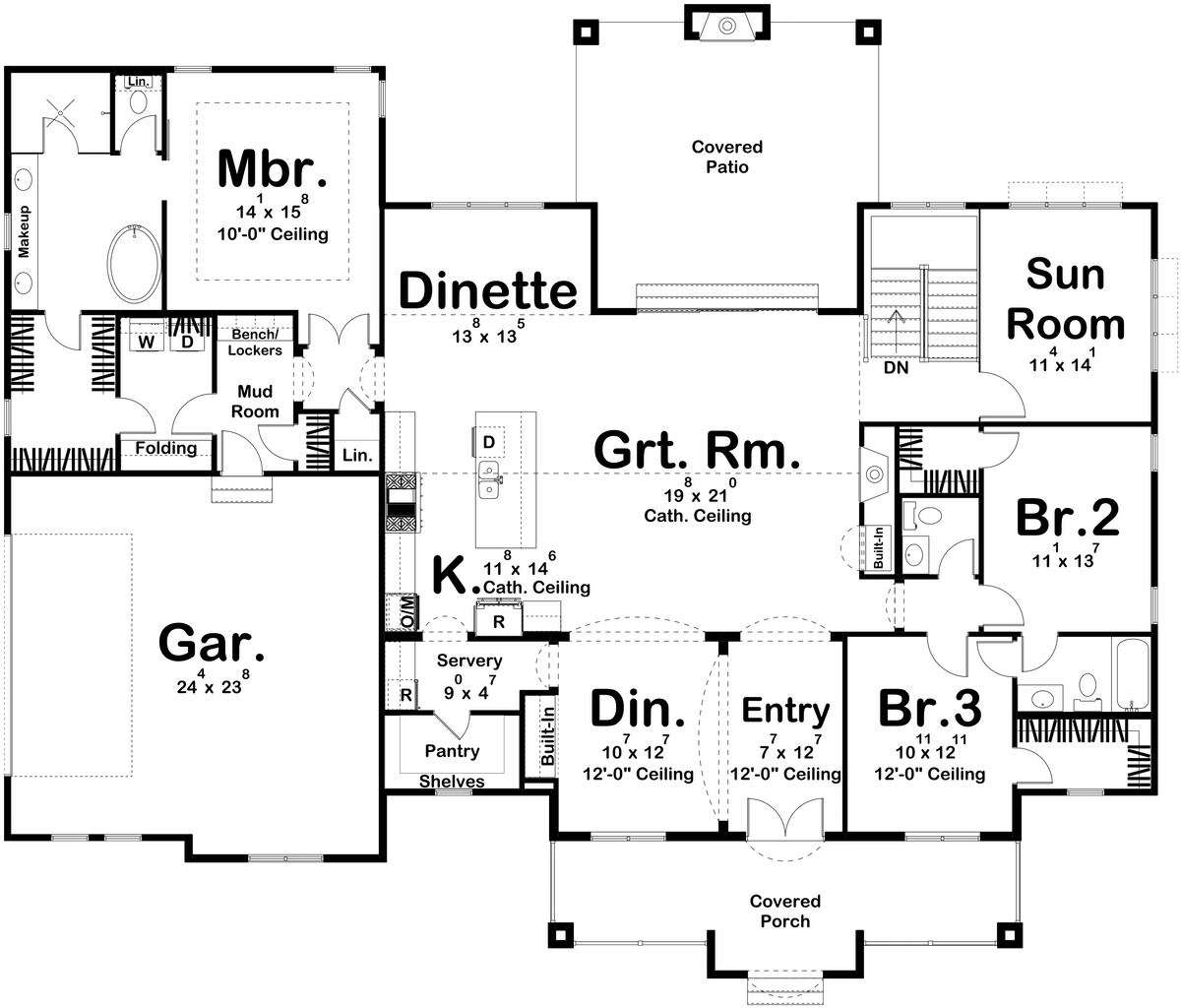 Hayden Flats House Plan - Archival Designs House Plans, floor plan