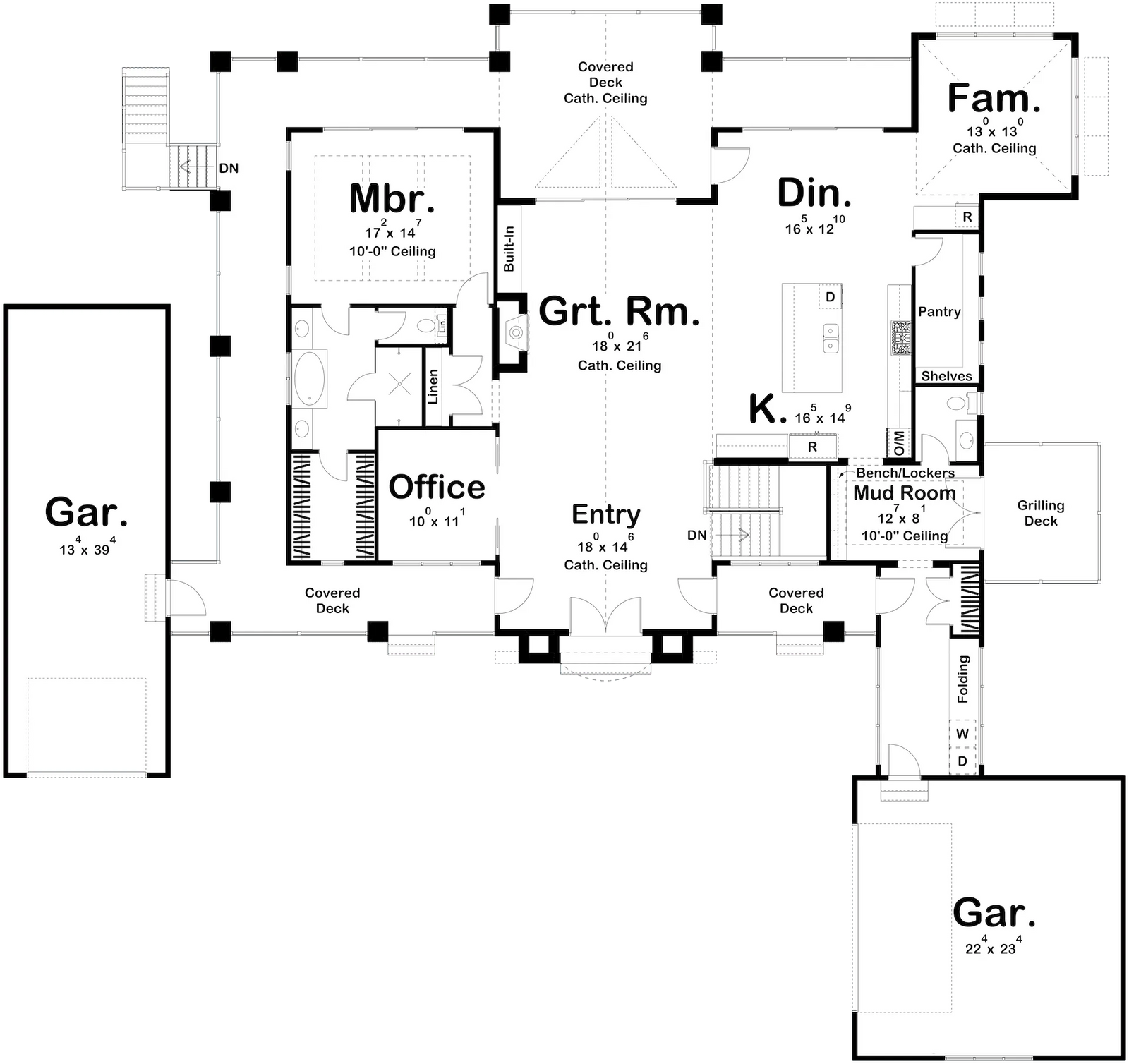 Huntington Beach House Plan - Archival Designs House Plans