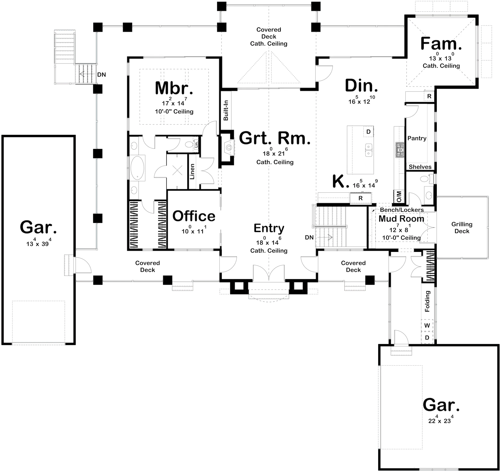 Huntington Beach House Plan - Archival Designs House Plans