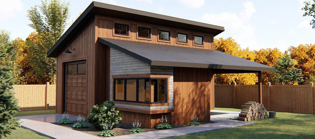 Kimmons Garage Plan - Archival Designs House Plans