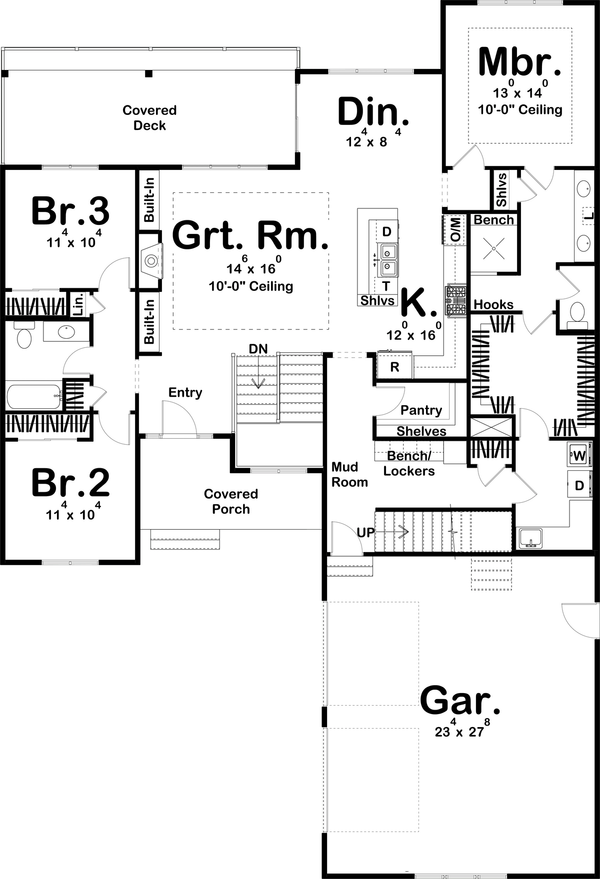 Lakeland House Plan - Archival Designs House Plans, floor plan