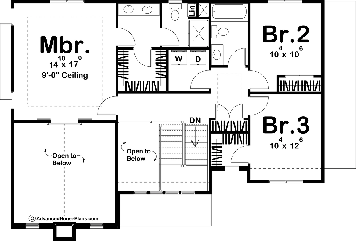 Landry House Plan - Archival Designs House Plans, floor plan