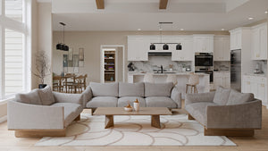 AJ7704-A Modern Farmhouse Great Room, 3 Bedrooms, 2 Bathrooms | Plan 1051 