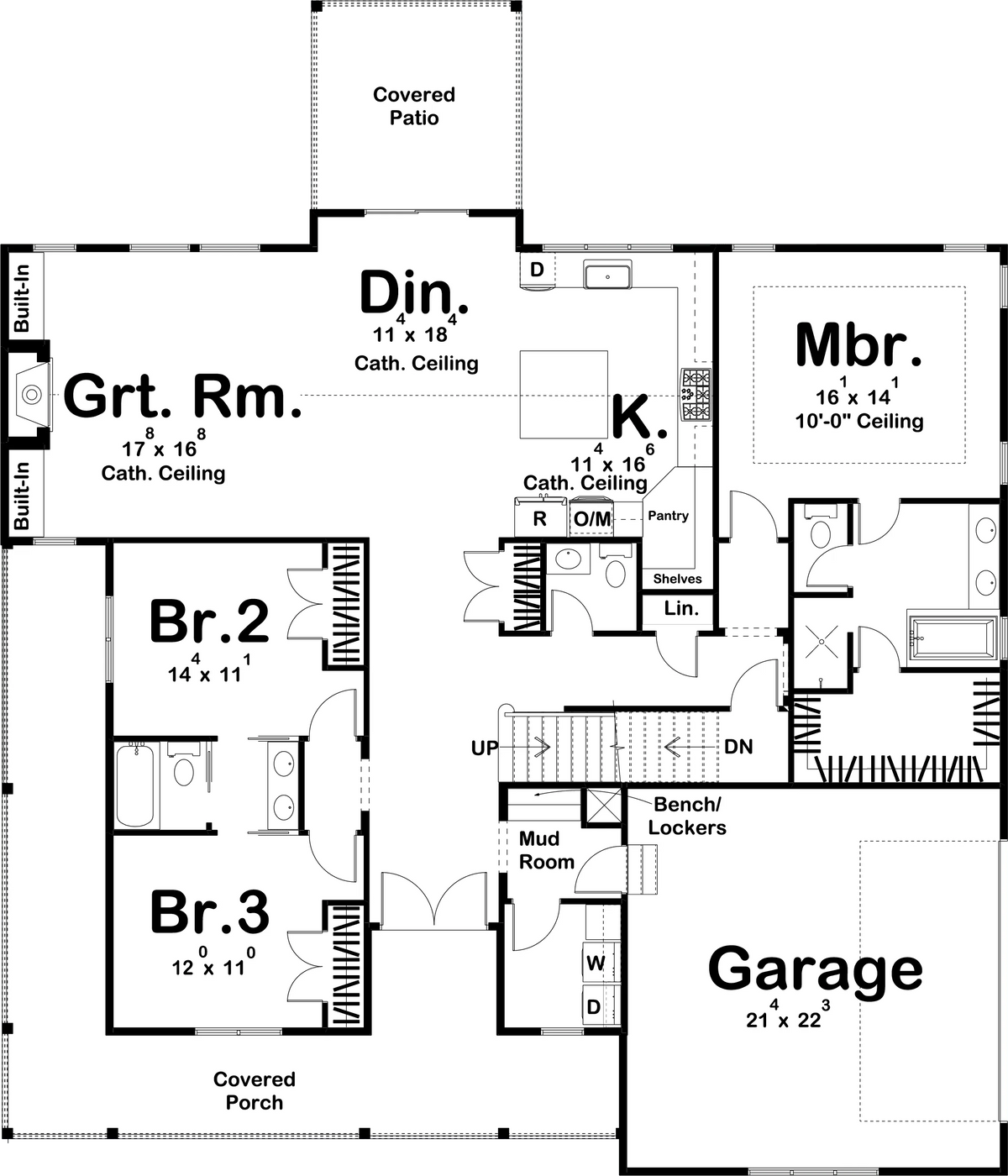 Marshalltown House Plan - Archival Designs House Plans, floor plan