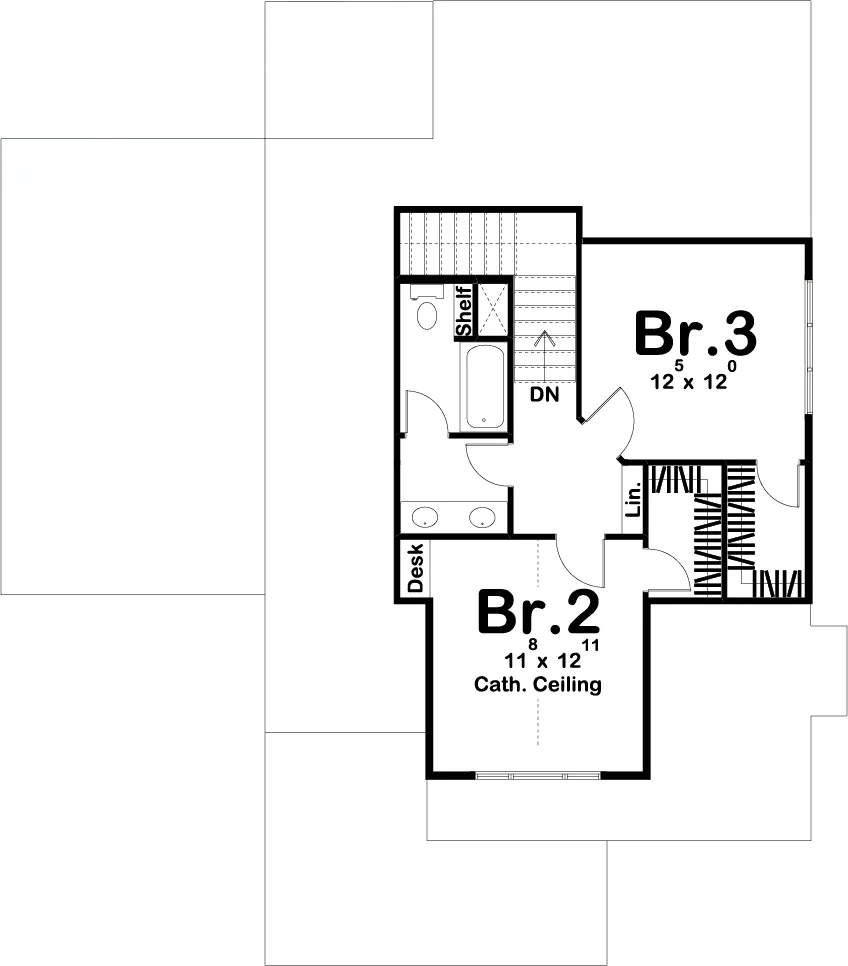 Martin Court House Plan - Archival Designs House Plans, floor plan