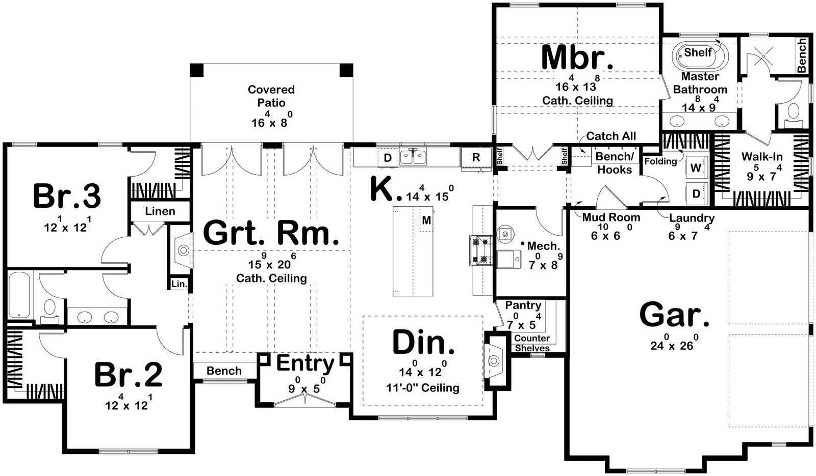 Martin Falls House Plan - Archival Designs House Plans