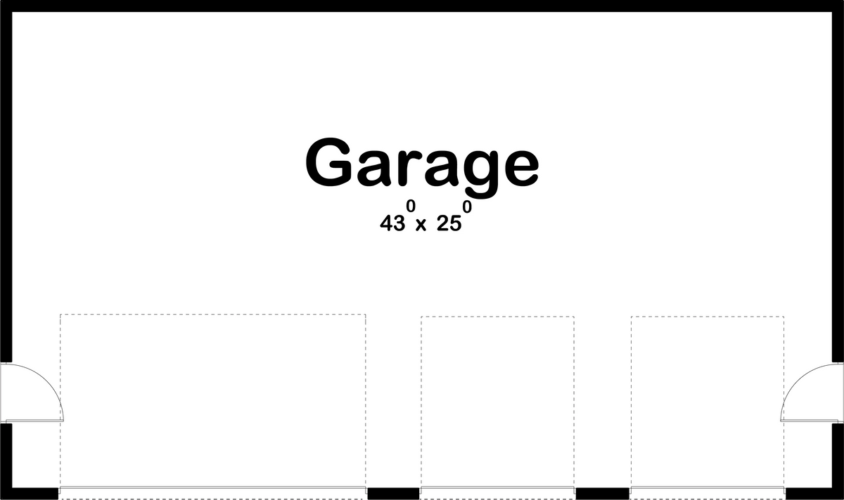 McCaffery Garage Plan - Archival Designs House Plans, floor plan