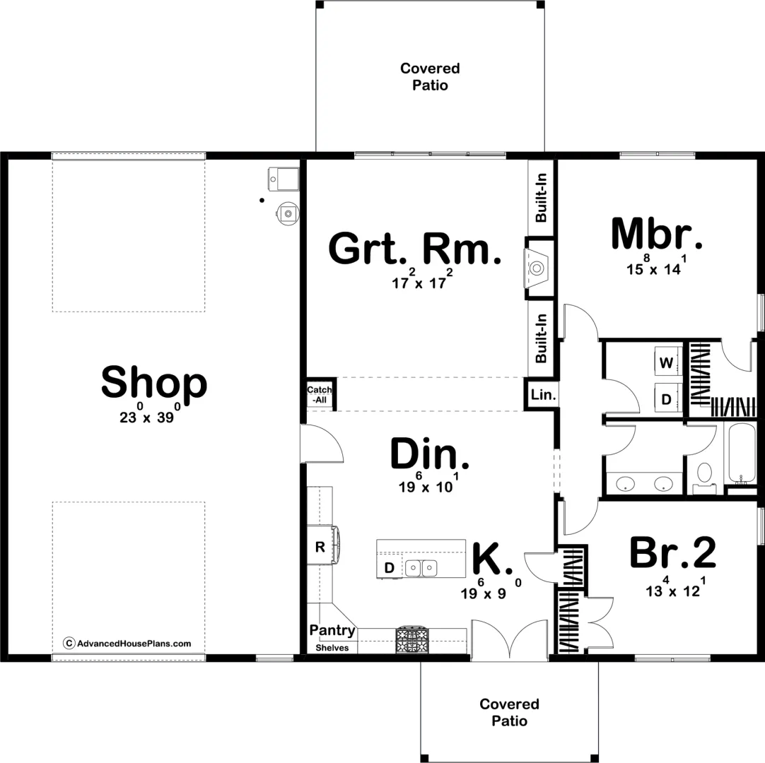 Mead Farm Barndominium - Archival Designs House Plans