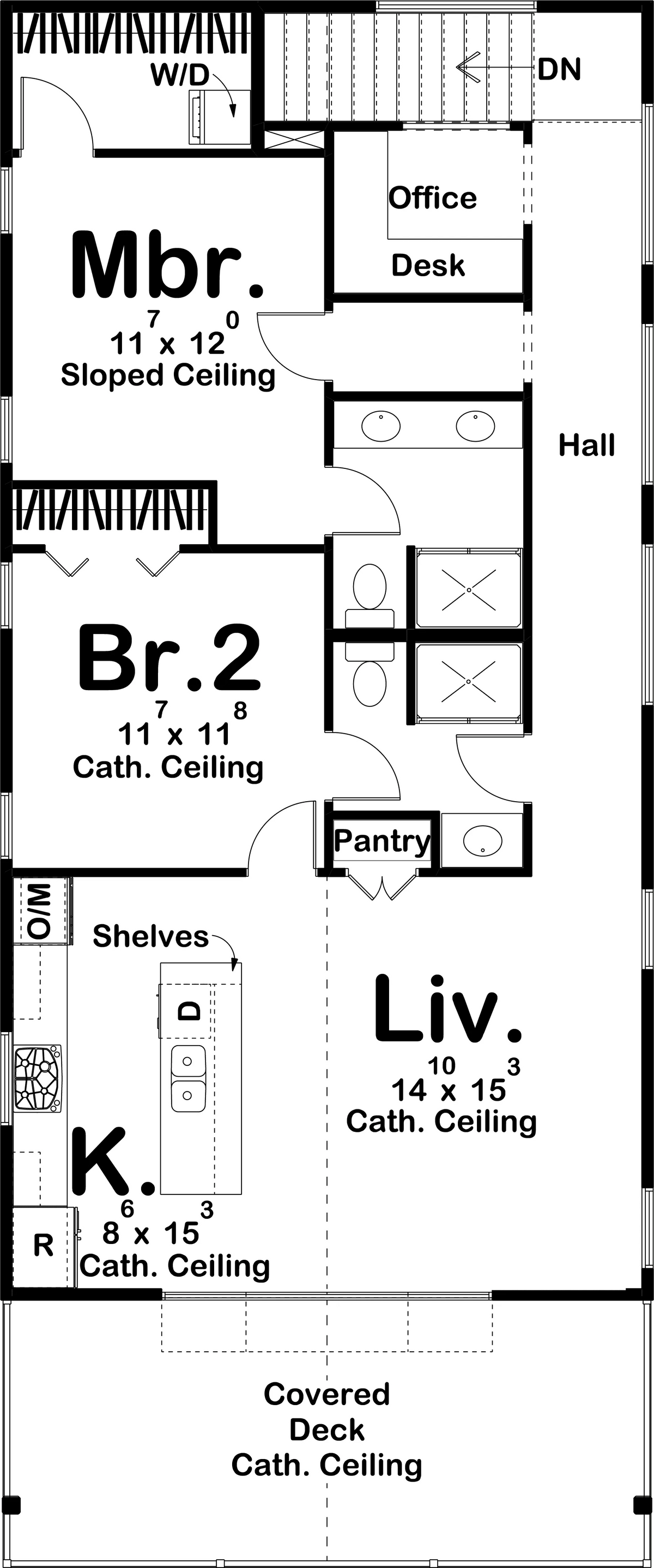 Millard Heights House Plan - Archival Designs House Plans, floor plan