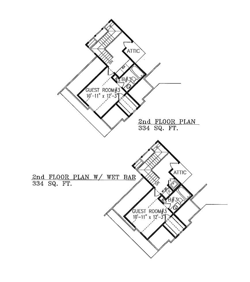 Nantahala Cottage 2426 Floor Plan