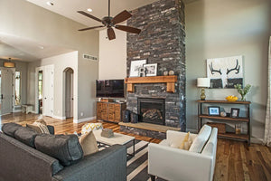 I7636-A Ranch House Great Room, 3 Bedrooms, 2.5 Bathrooms | The Tawny Thrush House Plan