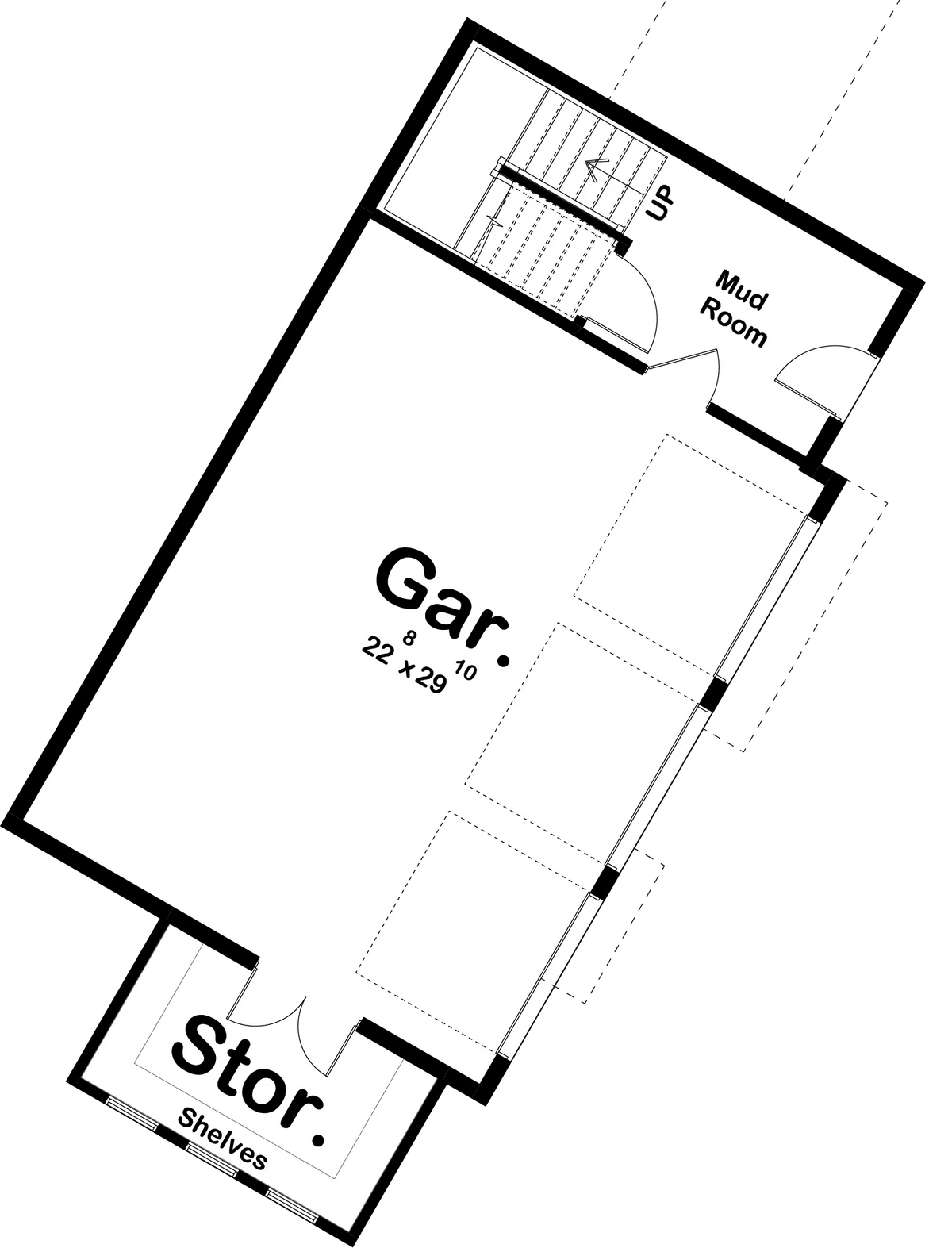 Park City House Plan - Archival Designs House Plans, floor plan