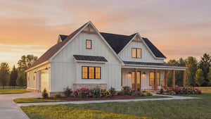 C8242-A Modern Farmhouse, 4 Bedrooms, 3.5 Bathrooms | Mayfield House Plan Video