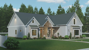 A7683-A Modern Farmhouse Walk Through Video, 3 Bedrooms, 3.5 Bathrooms | Whitemoore A House Plan 