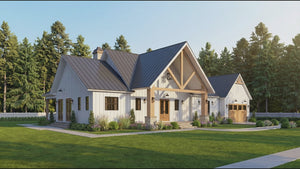 Modern Farmhouse Plan with 3 Bedrooms, Butler’s Pantry, Large Porches & Open Layout | 2,067 Sq Ft | Haystack VI  House
