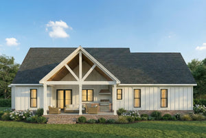C7576-A Modern Farmhouse, 4 Bedrooms, 3 Bathrooms | Fawn Valley House Exterior-11