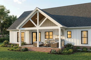 C7576-A Modern Farmhouse, 4 Bedrooms, 3 Bathrooms | Fawn Valley House Exterior-10