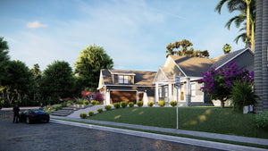 Elegant 2,648 Sq Ft Craftsman Home with Bonus Room Courtyard Garage