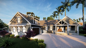 Elegant 2,648 Sq Ft Craftsman Home with Bonus Room Courtyard Garage