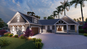 Elegant 2,648 Sq Ft Craftsman Home with Bonus Room Courtyard Garage