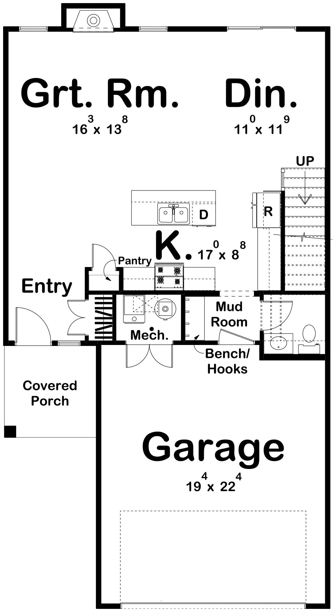 Ridgehaven House Plan - Archival Designs House Plans, floor plan