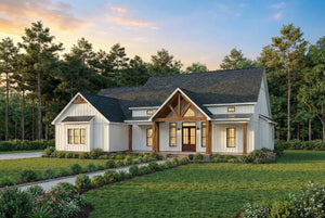 C7576-A Modern Farmhouse, 4 Bedrooms, 3 Bathrooms | Fawn Valley House Exterior-6