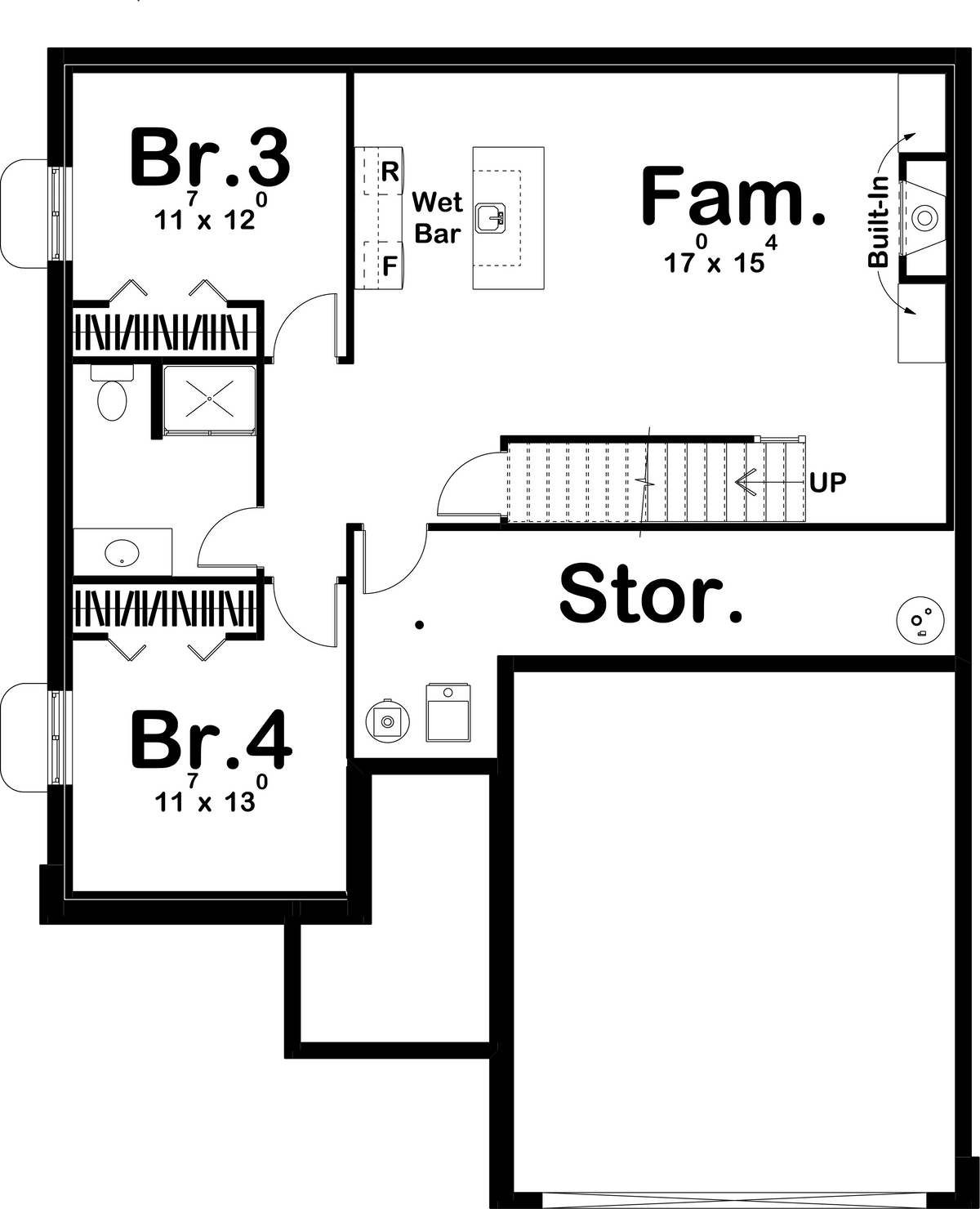 Rosewater House Plan - Archival Designs House Plansm, floor plan